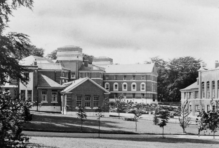 View of newly opened Mearnskirk Hospital