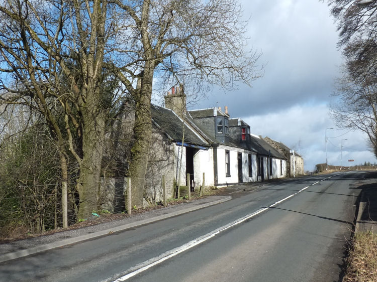 Cottages on Mearns Road, near Greenbank House
