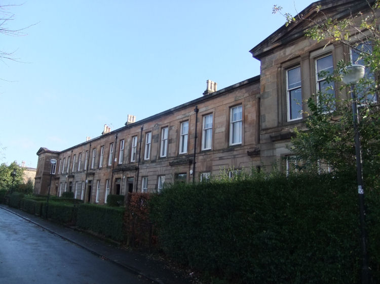 View of terrace at Moray Place, Regent Park