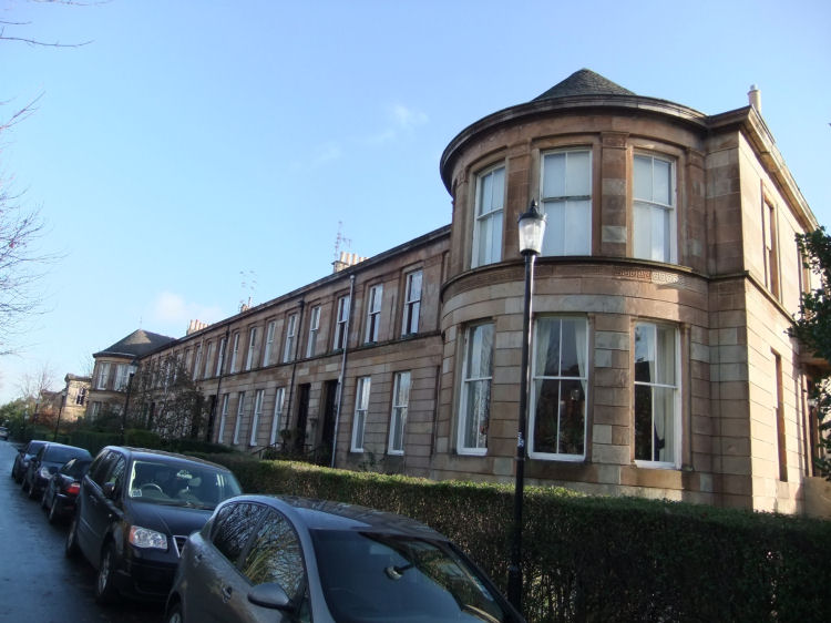 View of terrace at Moray Place, Regent Park