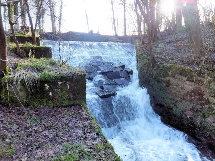 Outflow at Newfield Works, Rouken Glen