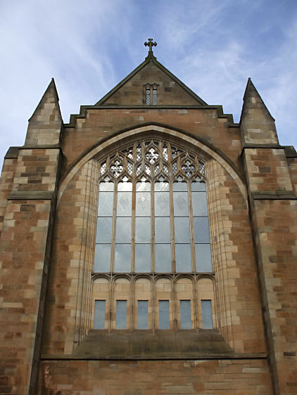 Frontage to Langside Drive of Newlands South Church