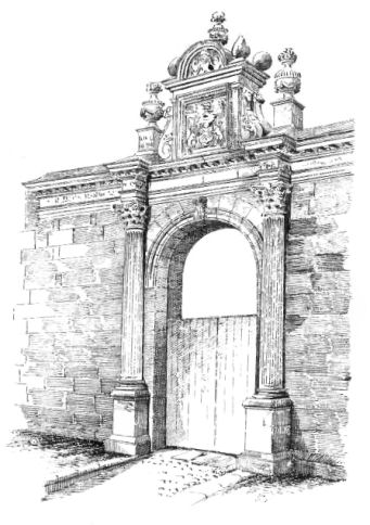 Entrance gateways to Pollok Castle