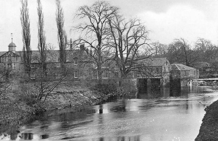 Mill powered by White Cart Water, near Pollok House