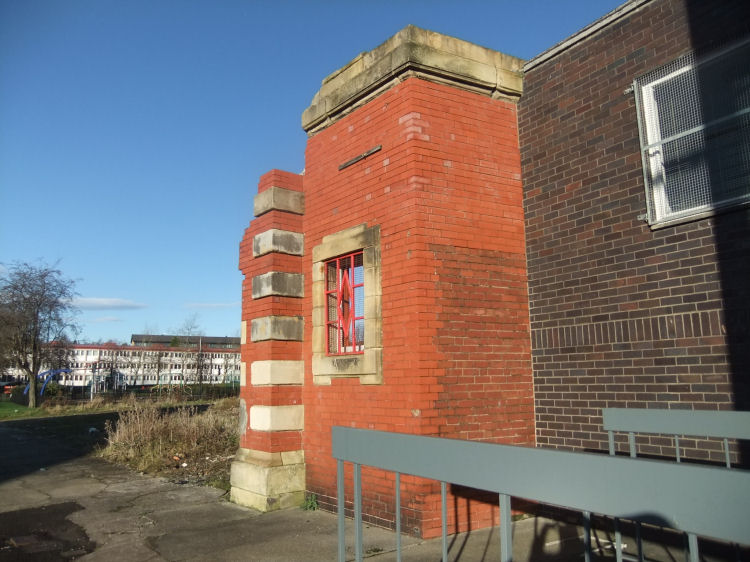Site of Pollokshaws Baths, after demolition in the summer of 2010