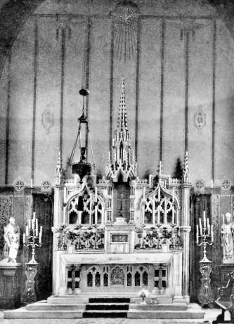 Original altar at St Mary's Church Pollokshaws
