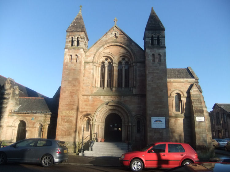 View of Queen's Park Baptist Church from Queen's Drive