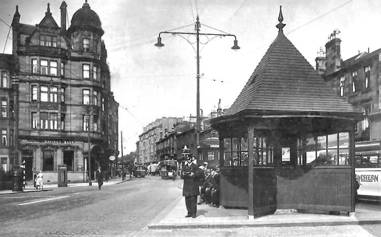 Transport inspector at Shawlands Cross