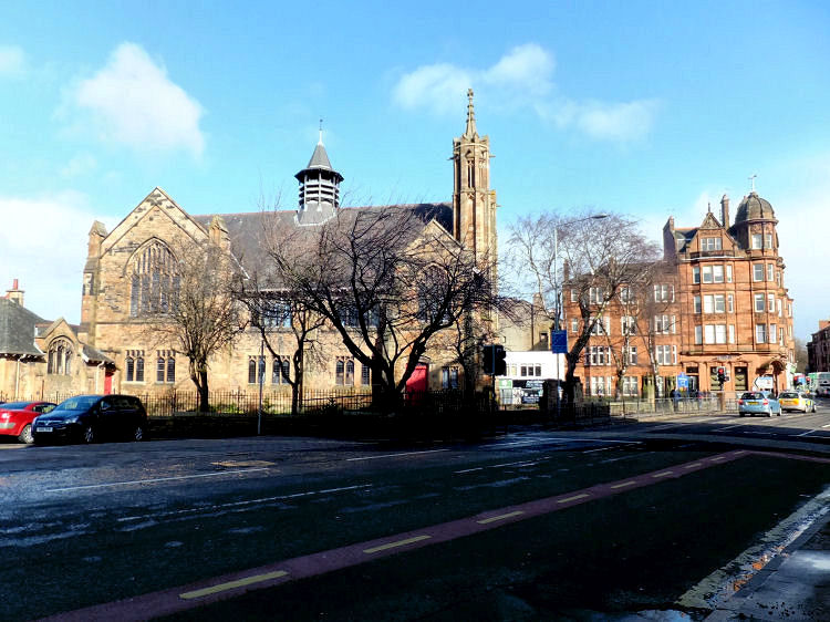 Shawlands United Free Church viewed from the south