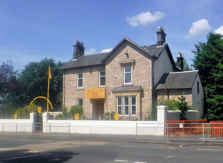 View of South Bank, the only surviving house shown the north side of the map
