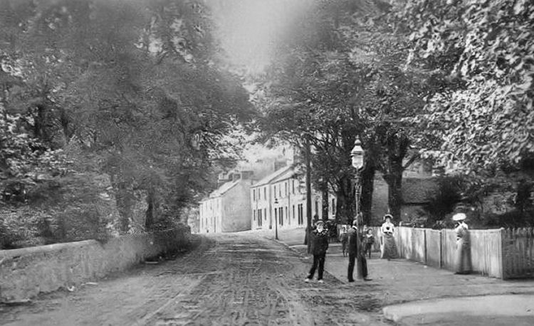 Edwardian view of Speirsbridge, Thornliebank 