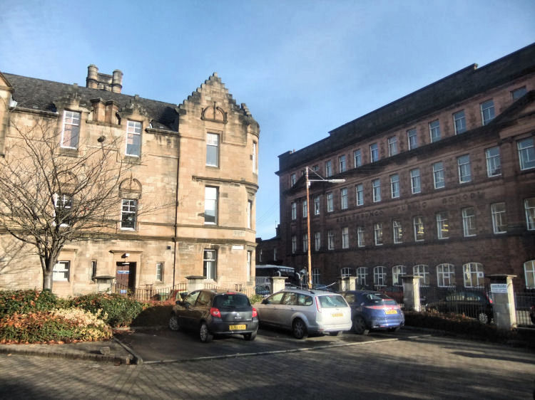 View of former Craigie Street Police Station and Strathbungo Public School