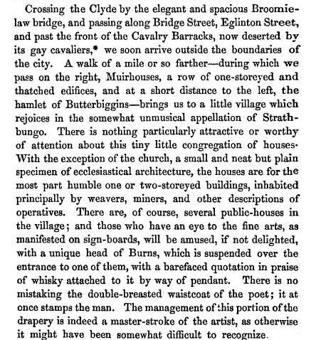 Description of Victorian public houses in Strathbungo
