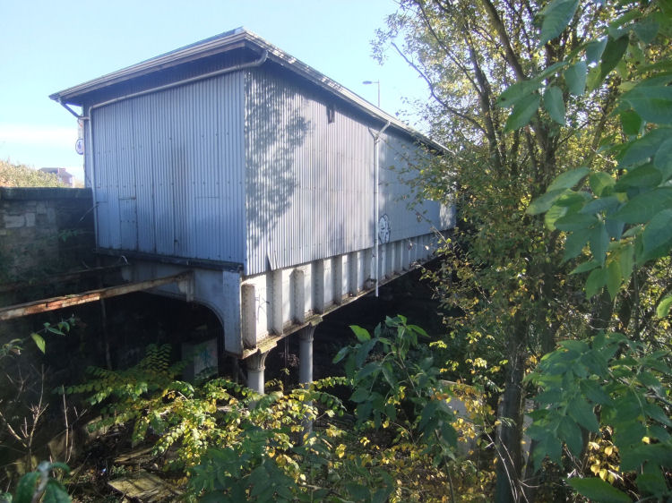 Former booking office at Strathbungo Station