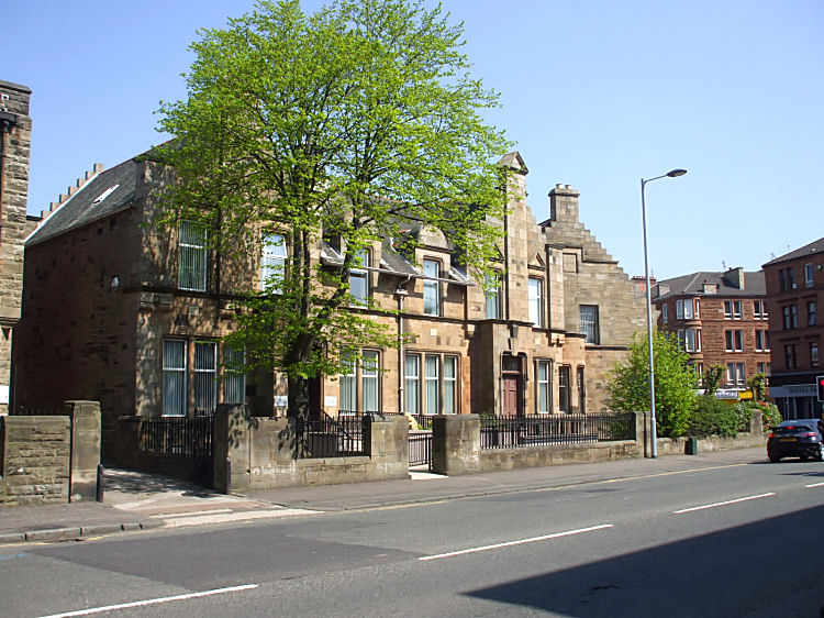 Merrylee Telephone Exchange, built in 1928 at corner of Clarkston Road & Merrylee Road