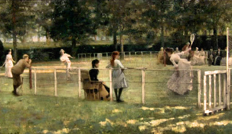 The Tennis Party at Cartbank House