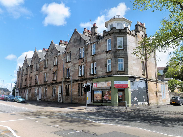 Tenement block built by Thornliebank Co-operative Society, 1906