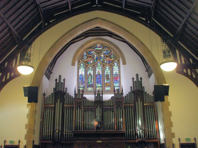 Interior view of Cathcart Trinity Church
