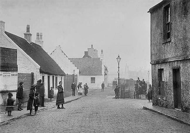 Street scene at Water Row, Govan, c.1900