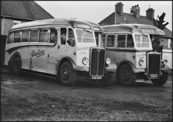 Western SMT buses in late 1940's 