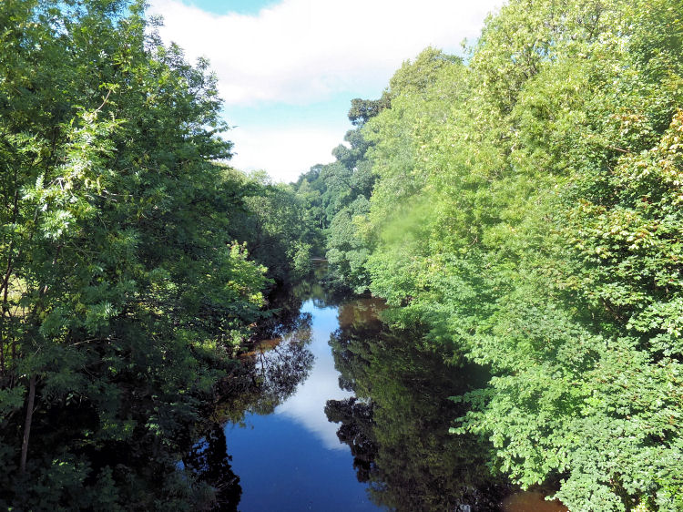 White Cart Water viewed from Busby Bridge