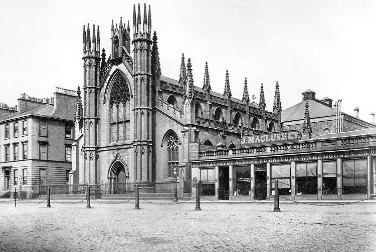 Early photograph of of St Andrew's Cathedral, Glasgow
