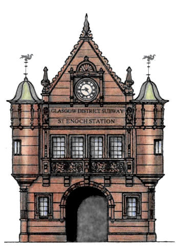St Enoch subway station 1896