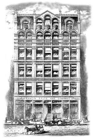 Original cast iron fa�ade of Spite's Warehouse, St Enoch Square