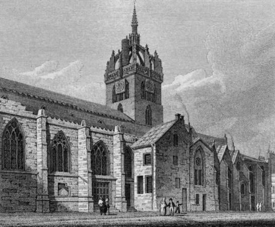 Engraving of St Giles Cathedral, Edinburgh