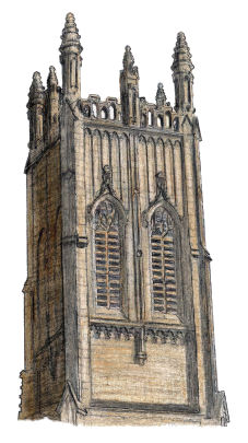 Tower of St John's Church, Princes Street, Edinburgh 