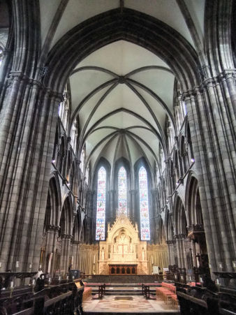 View of the interior of St Mary's Episcopal Cathedral, Edinburgh