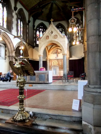 Altar and baldacchino at St Mary's Roman Catholic Cathedral, Edinburgh
