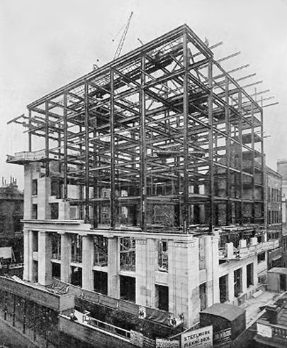 Structural steelwork, Glasgow 1931