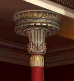 Column at St Vincent Street church