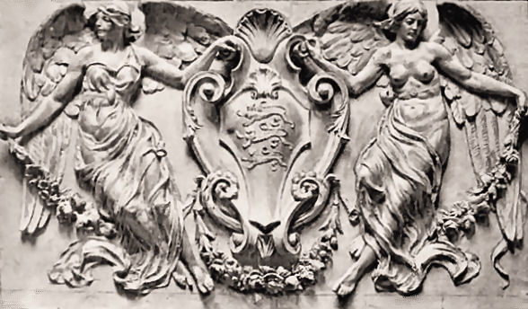 Sculpted panel at Sun Life Building by William Birnie Rhind