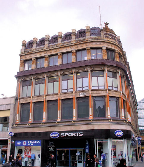 View of Argyle Street frontage of Buck's Head Building