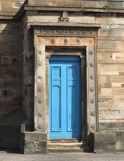 External door at Caledonia Road Church