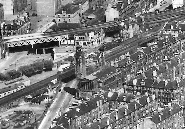 Caledonia Road Church and adjacent tenements