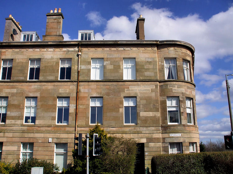 Nithsdale Road / Lorne Terrace fa�ade of Thomson's Darnley Street tenement block