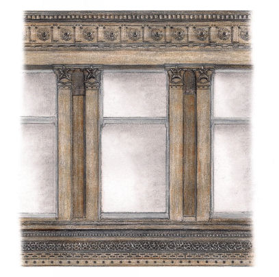 Second foor of Egyptian Halls, Glasgow