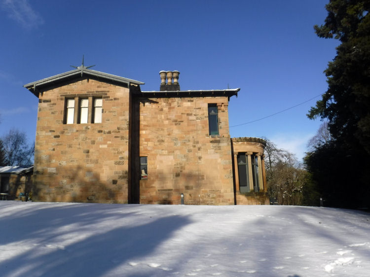 Holmwood House in winter sunshine