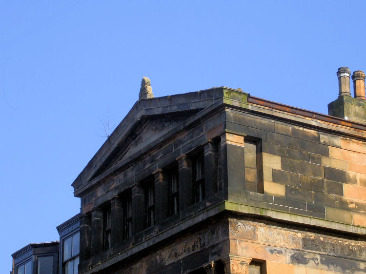 Top of end bay at Eton Terrace