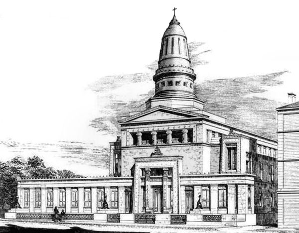 Engraving of Queen's Park UP Church