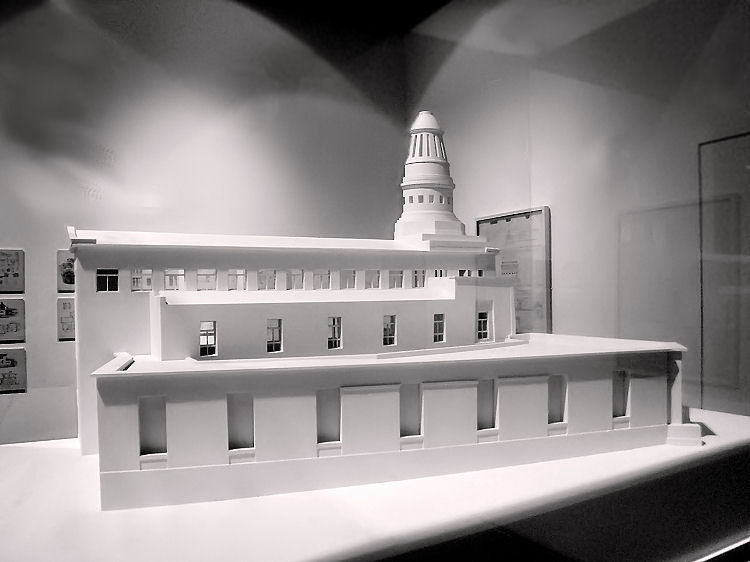 3D model of Queen's Park UP Church on display at the Lighthouse, August 2017