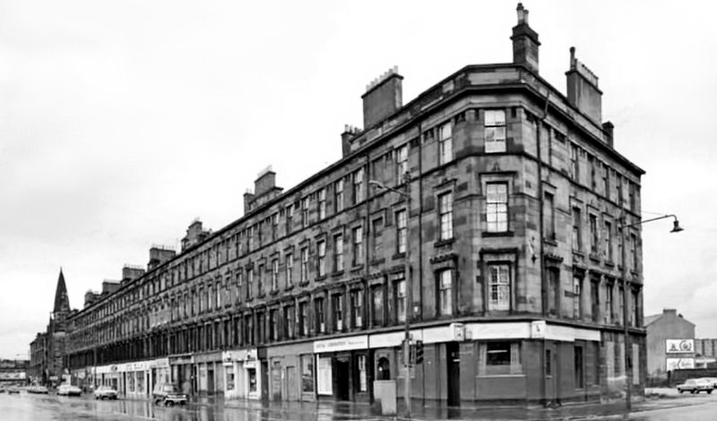 View of Queen's Park Terrace, Eglinton Street, from the south-west