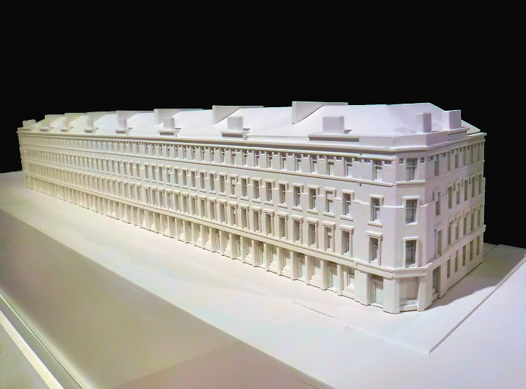 3D model of Queen's Park Terrace, Eglinton Street