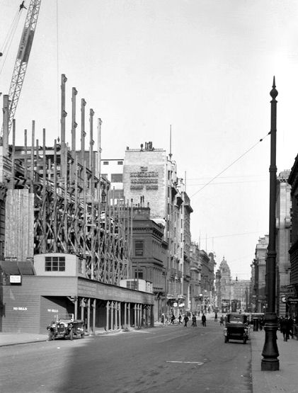 Structural steelwork for Union Bank of Scotland, Glasgow, 1925