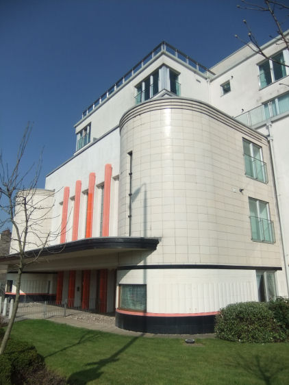 Art Deco tower at Ascot Cinema, Glasgow