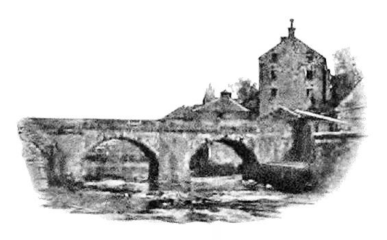 Bishop's Mill and old bridge at Partick