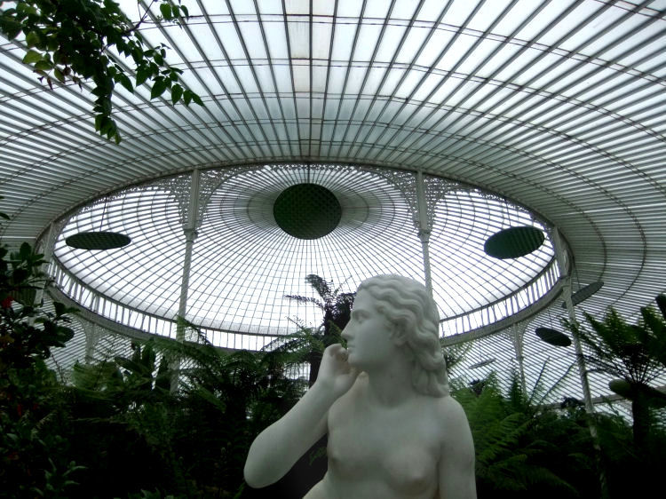 Inside the Kibble Palace, Glasgow